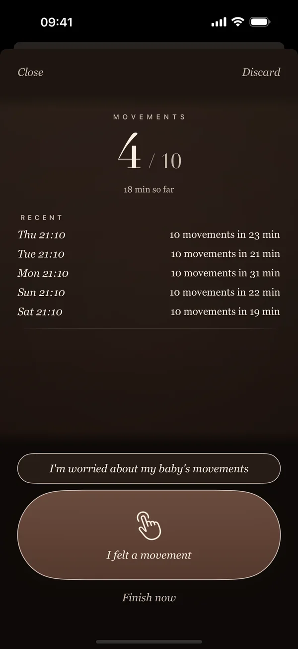Nanela movement counter