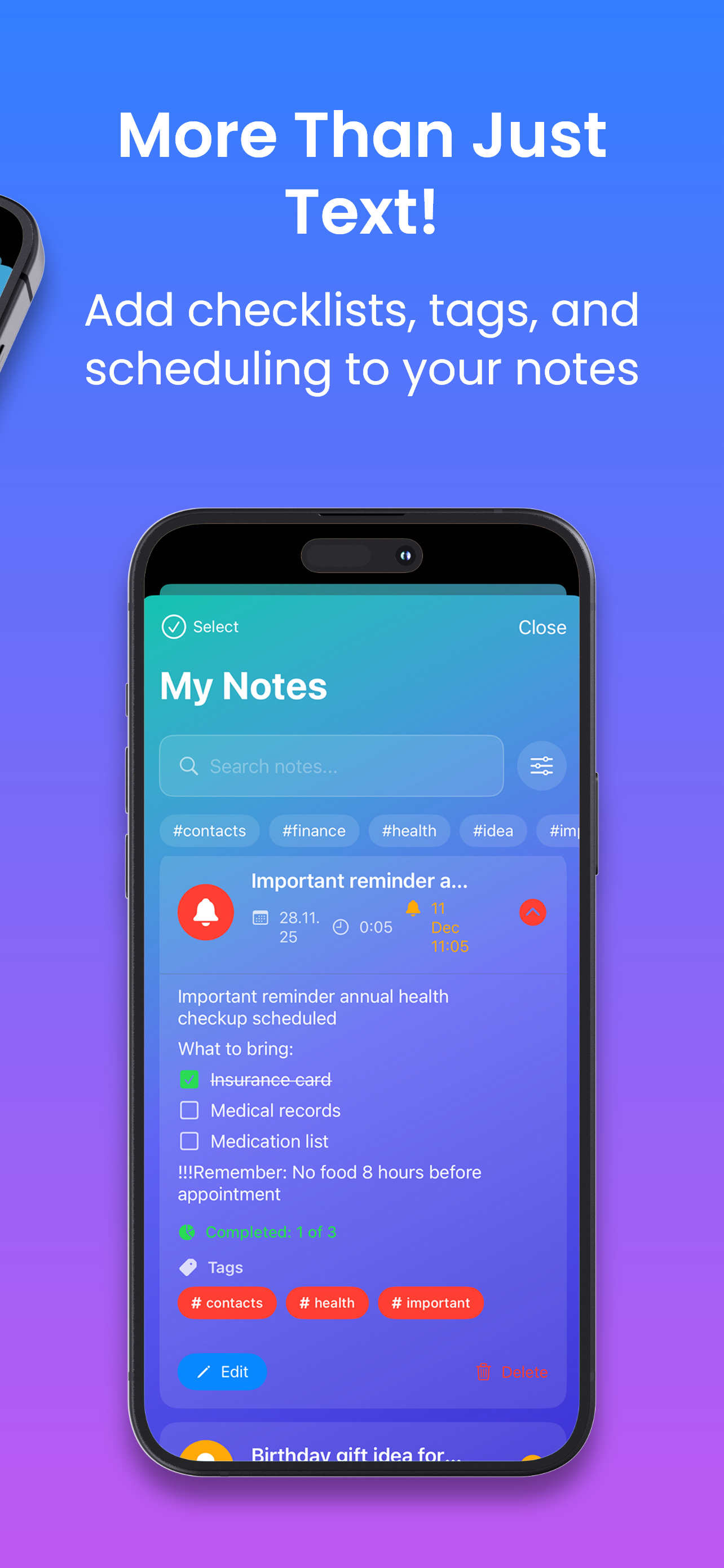 More Than Just Text - Checklists
